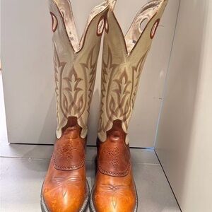 Tony Lama Sunset Renegade Buckaroo Leather Cowboy Boots 4830 Men's Size 9 EE